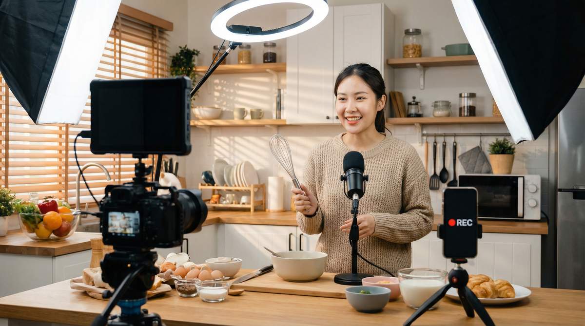 反差婊直播：美食制作互动